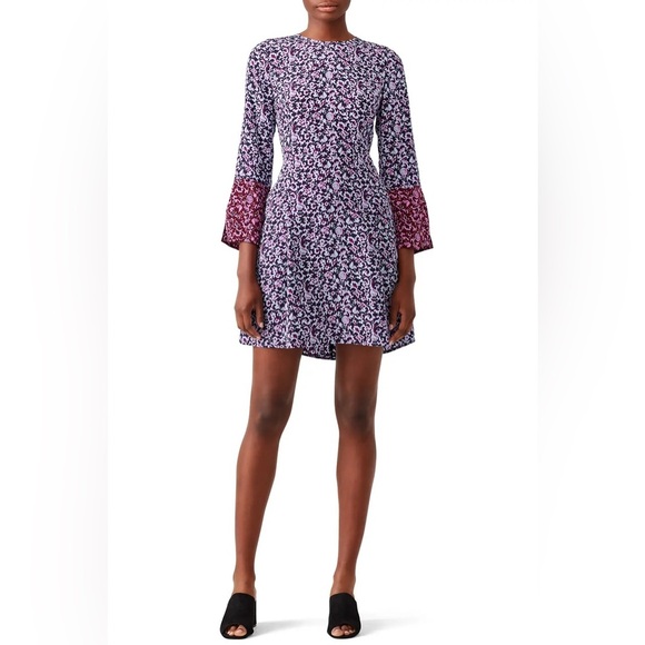 Derek Lam 10 Crosby Rocco Printed Shift Dress Women’s Size 10 Medium M - Picture 8 of 8